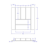 Yansız kaşıklık 60'lık 